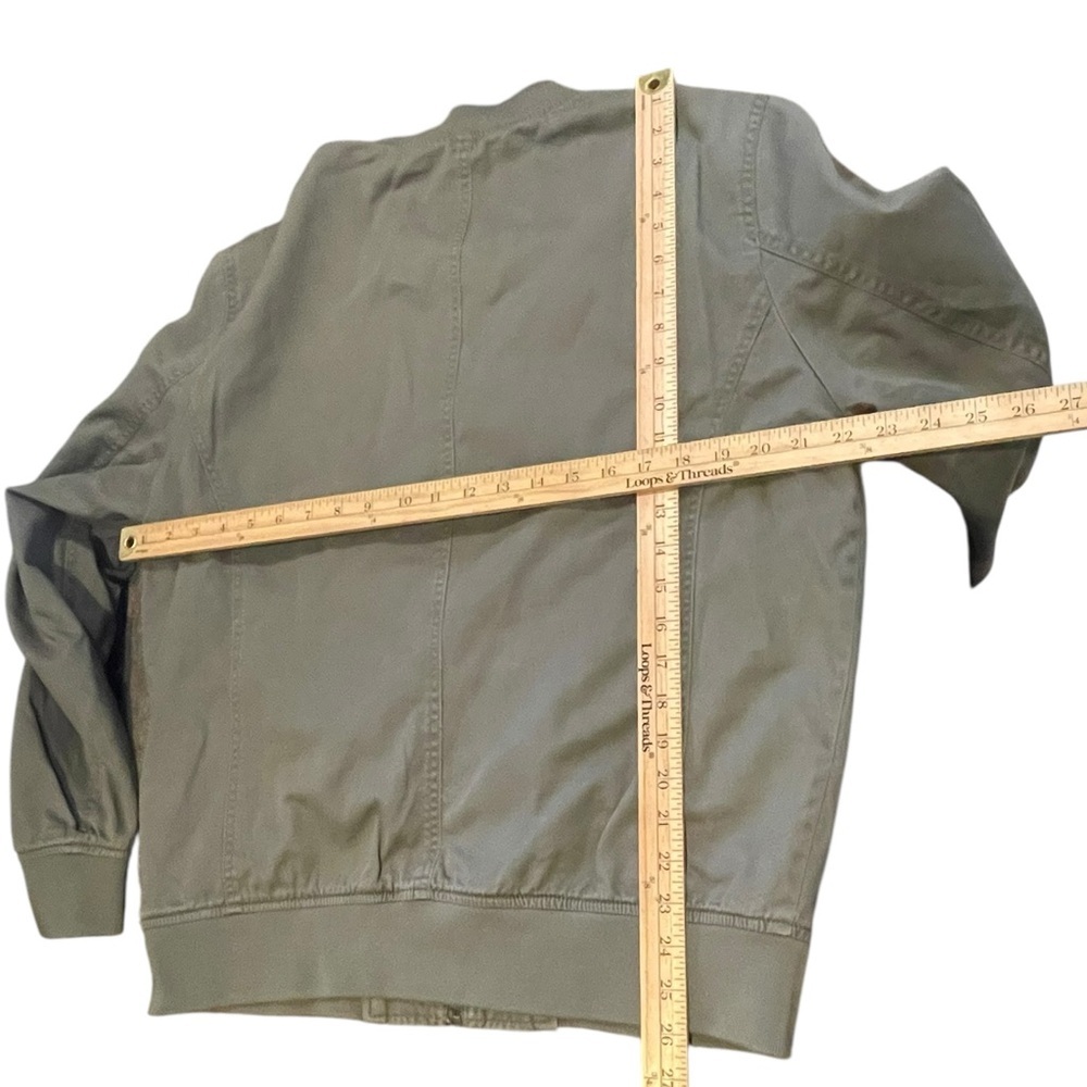 Lucky Brand Men’s Green Bomber Jacket Size: Medium - Picture 5 of 11